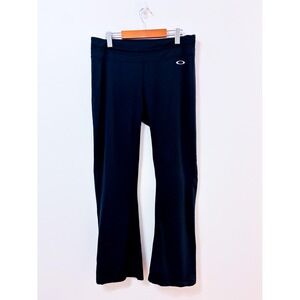 OAKLEY Black Flare Athletic Pants | Yoga Active Stretch | X-Large